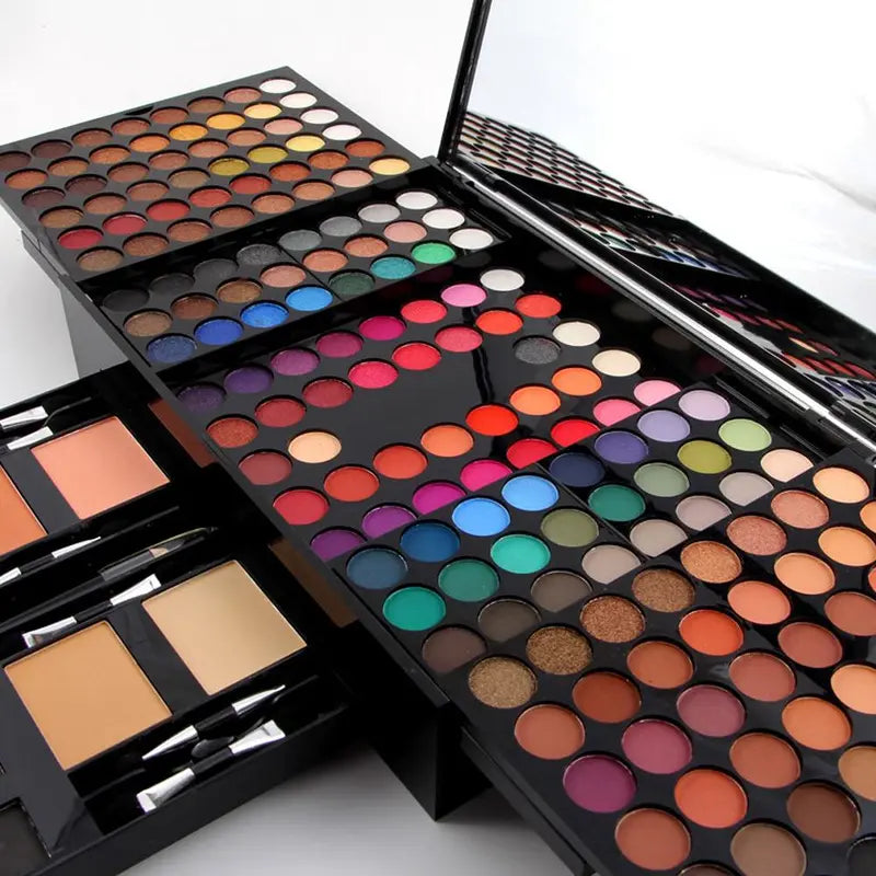 💖 180-Color Eyeshadow & Blush Palette | Portable Makeup Set🌸