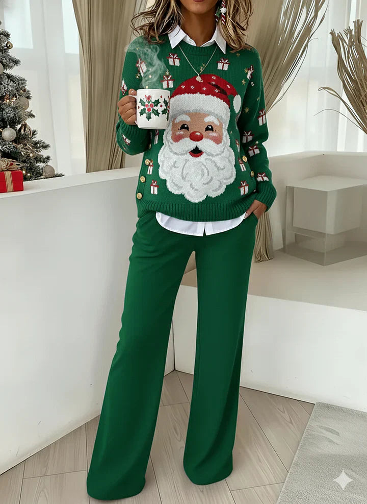 📦📦Buy 2 PCS for free shipping🔥 Women's Comfortable Pullover Sweater and Pants Two-piece Set
