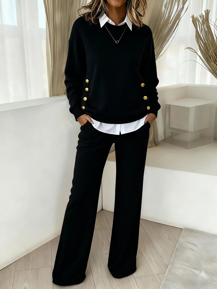 📦📦Buy 2 PCS for free shipping🔥 Women's Comfortable Pullover Sweater and Pants Two-piece Set