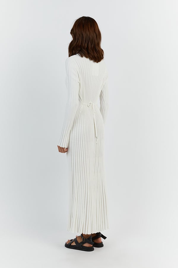 🎉2025 Fall New Long Sleeved Knit Midi Dress