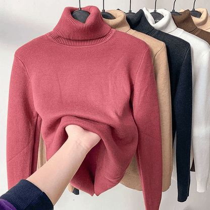 Sales 48% OFF🎁Winter fleece thick knitted bottoming shirt