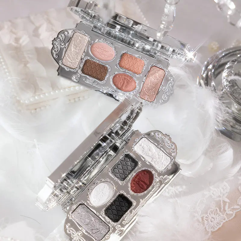 🌸 6-Color Matte & Shimmer Eyeshadow Palette | High Pigment, Long-Lasting & Blendable💖
