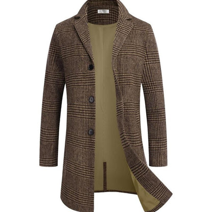 Fall Trench Coat 🧥 Single Breasted Peacoat
