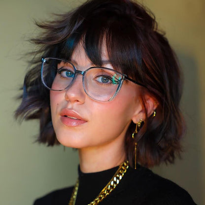 👓✨Women's Portable Fashion Anti-Blue Light Reading Glasses
