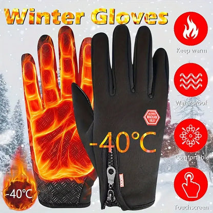 ✨️-Last Day Buy 1 Pair, Get 1 Pair FREE!🎁Windproof Winter Gloves Touchscreen Gloves Thermal Warm Gloves for Men and Women