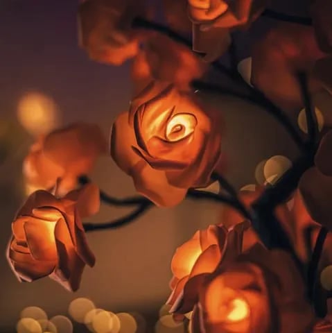 🎄Christmas Sale 48% Off-💕Forever Rose Tree Lamp