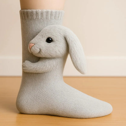 🧦 Adorable 3D Animal Socks | Cozy Cartoon Style 🐾
