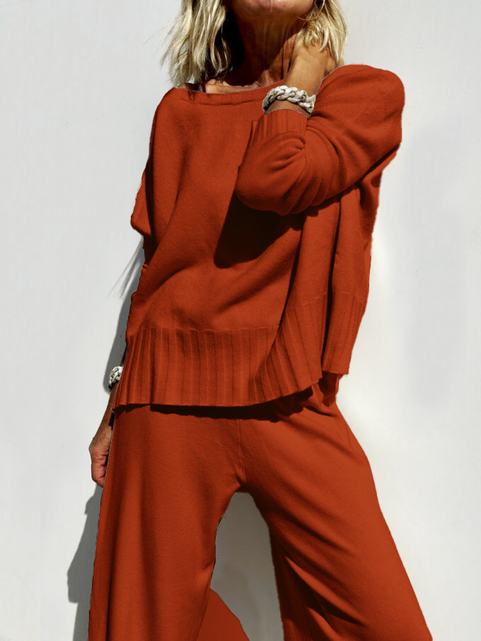 🛍️ 2025 Hot Pick: 2 PCS for FREE Shipping | Ultra Soft Cashmere Casual Sweater Suit