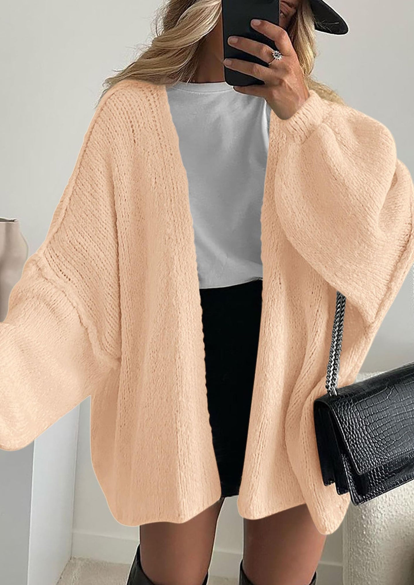 💥 Hot Sale – Half Price!  Lightweight Open Front Sweater