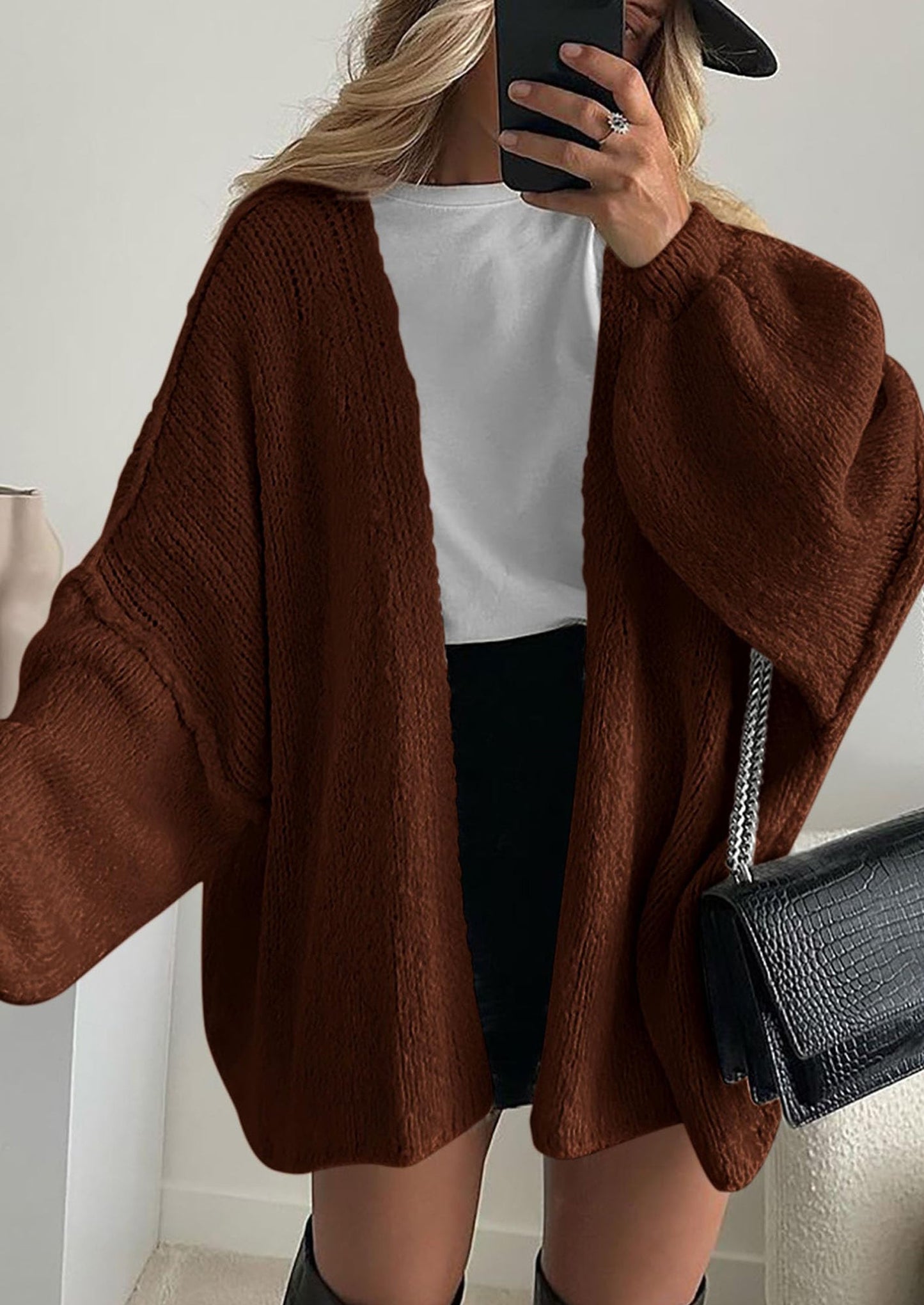 💥 Hot Sale – Half Price!  Lightweight Open Front Sweater