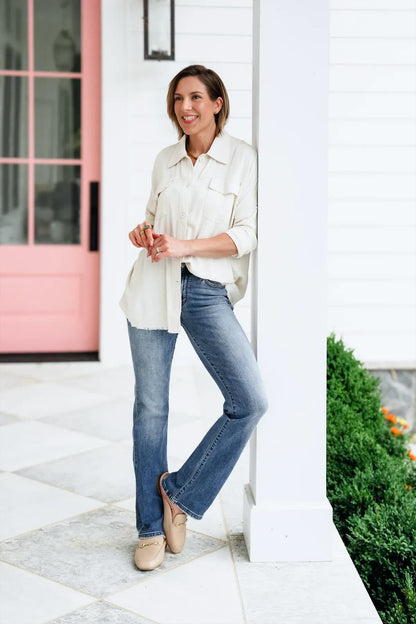 💝💝Holy Grail Tummy Control Bootcut Jeans (Buy 2 Free Shipping)