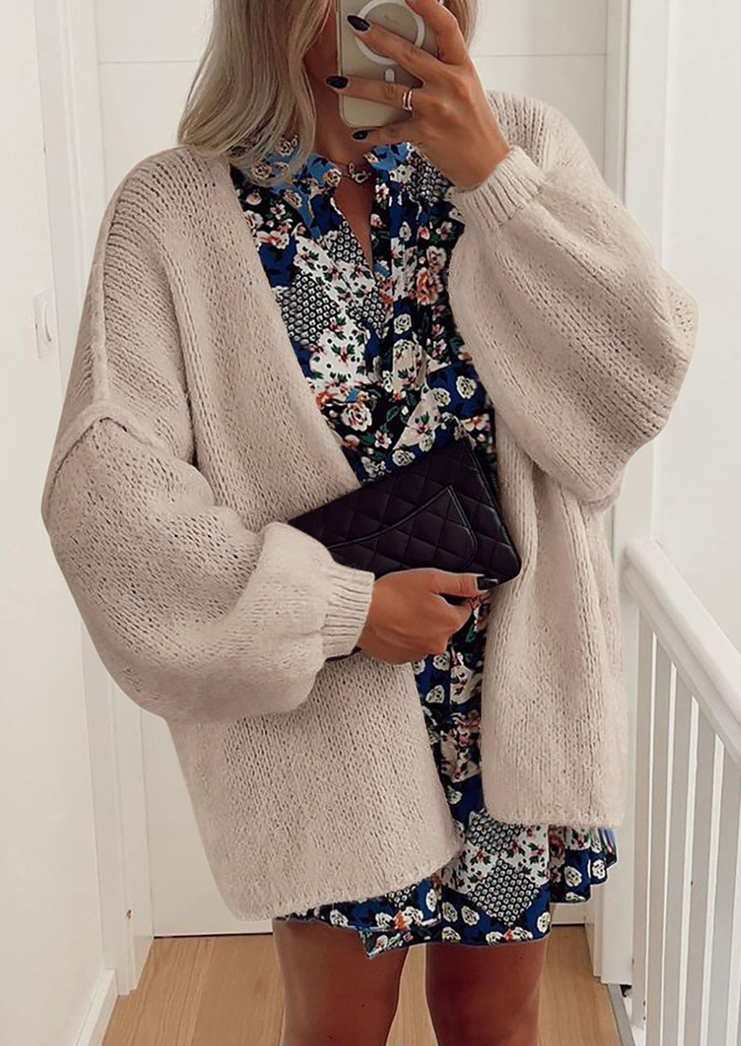 💥 Hot Sale – Half Price!  Lightweight Open Front Sweater