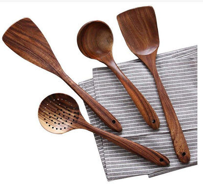 🔥🔥Teak Wooden Utensil Set