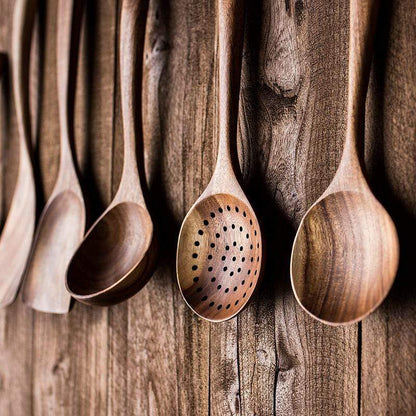🔥🔥Teak Wooden Utensil Set