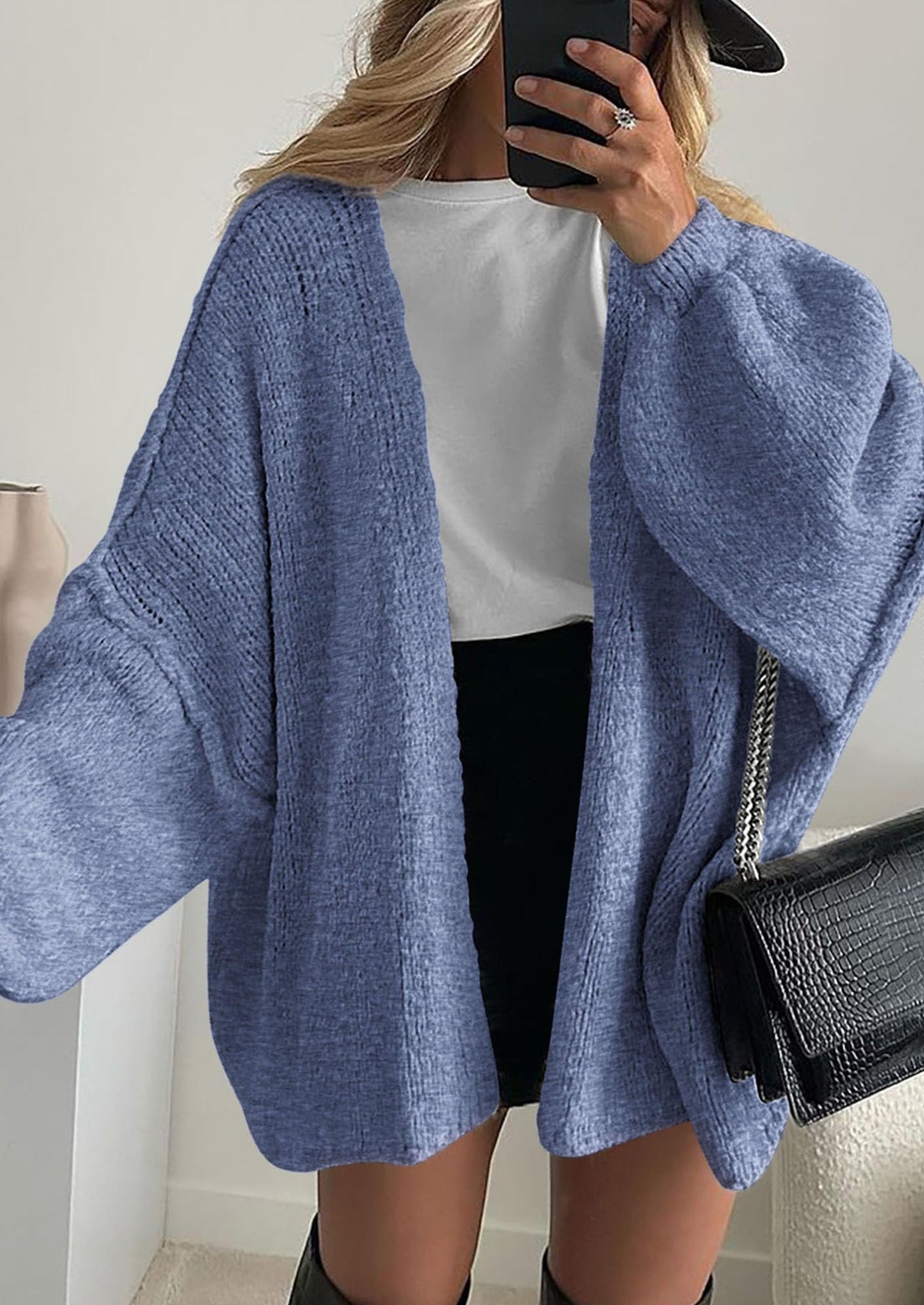 💥 Hot Sale – Half Price!  Lightweight Open Front Sweater