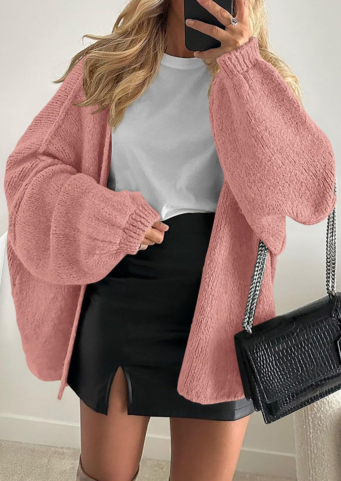 💥 Hot Sale – Half Price!  Lightweight Open Front Sweater