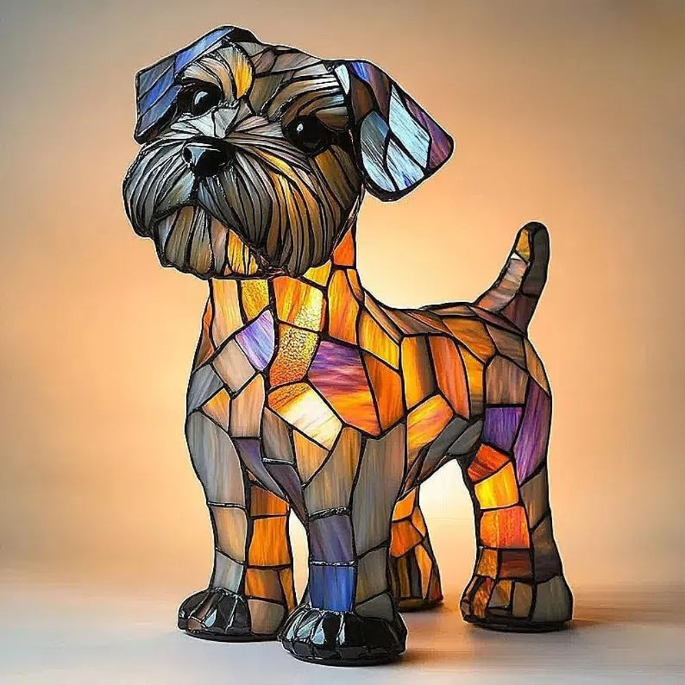 Proud of Terrier Lamp