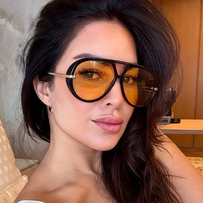 ✨Lastday 70%OFF- Unique Frame Sunglasses – Chic Tinted Women’s Summer Eyewear! 👓