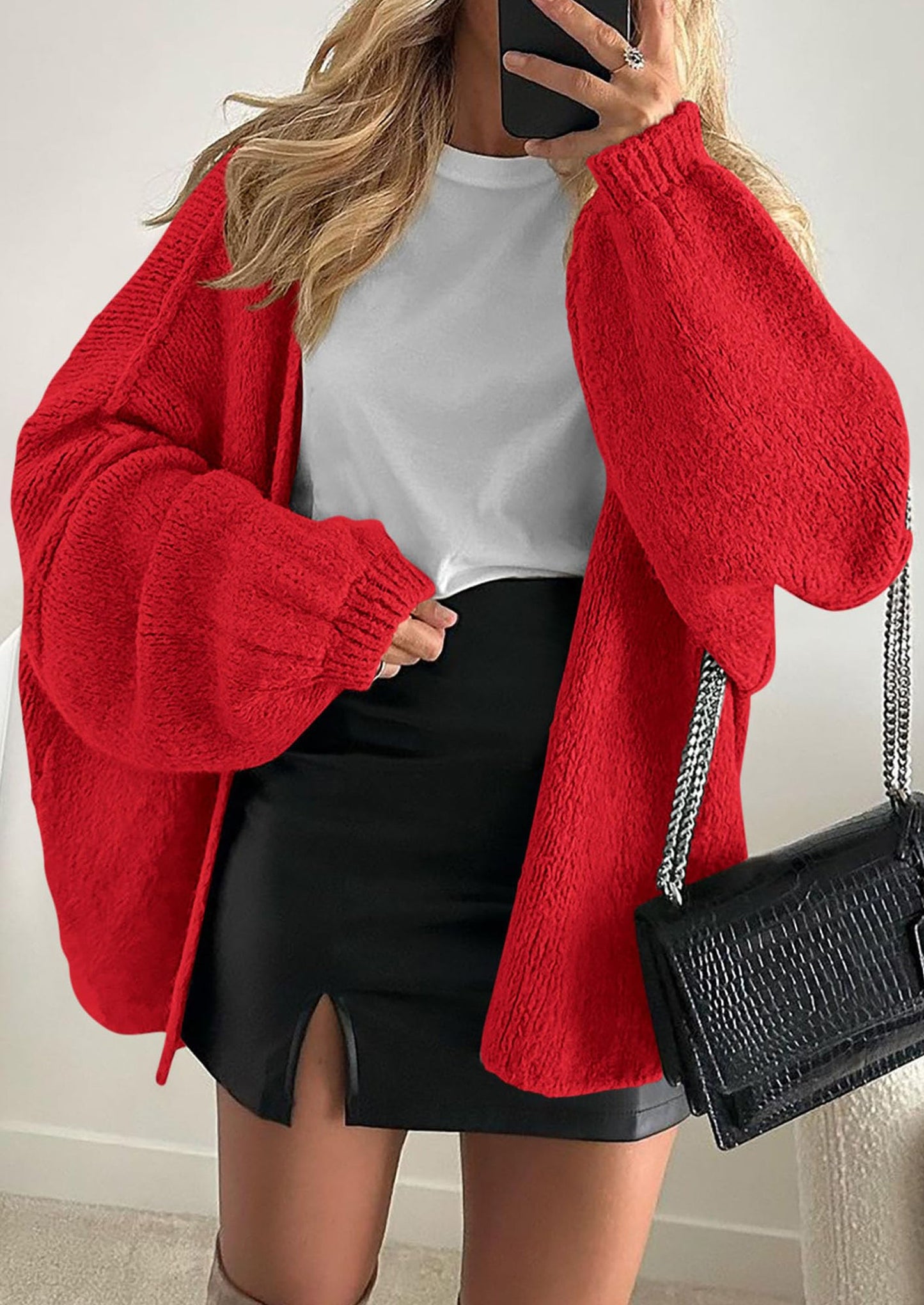 💥 Hot Sale – Half Price!  Lightweight Open Front Sweater