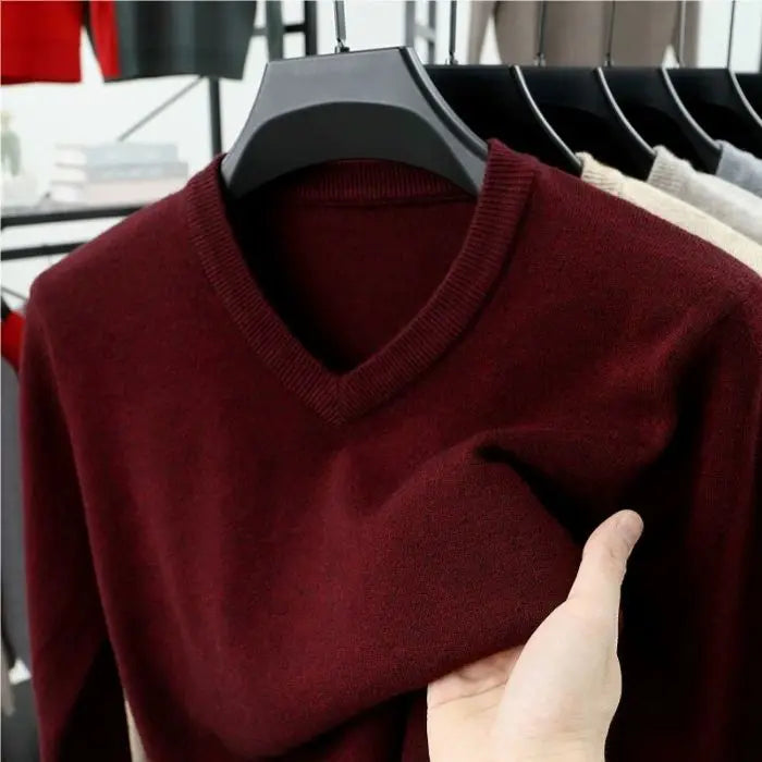 🎈🎈Clearance Sale-Valmere Cashmere V-Neck Sweater