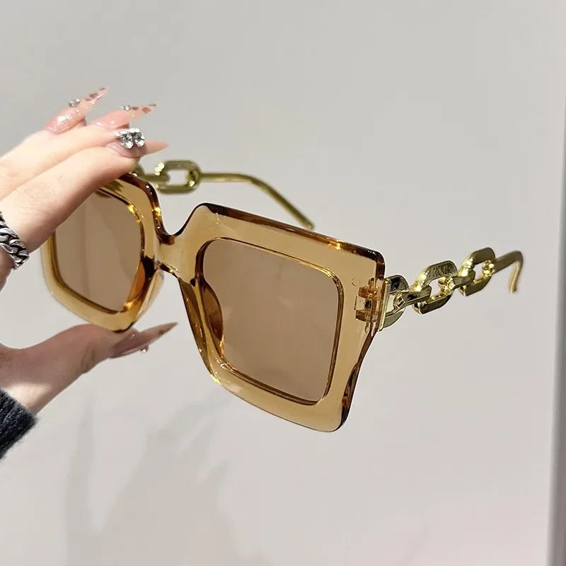 🎈🎈New Square Chain Sunglasses