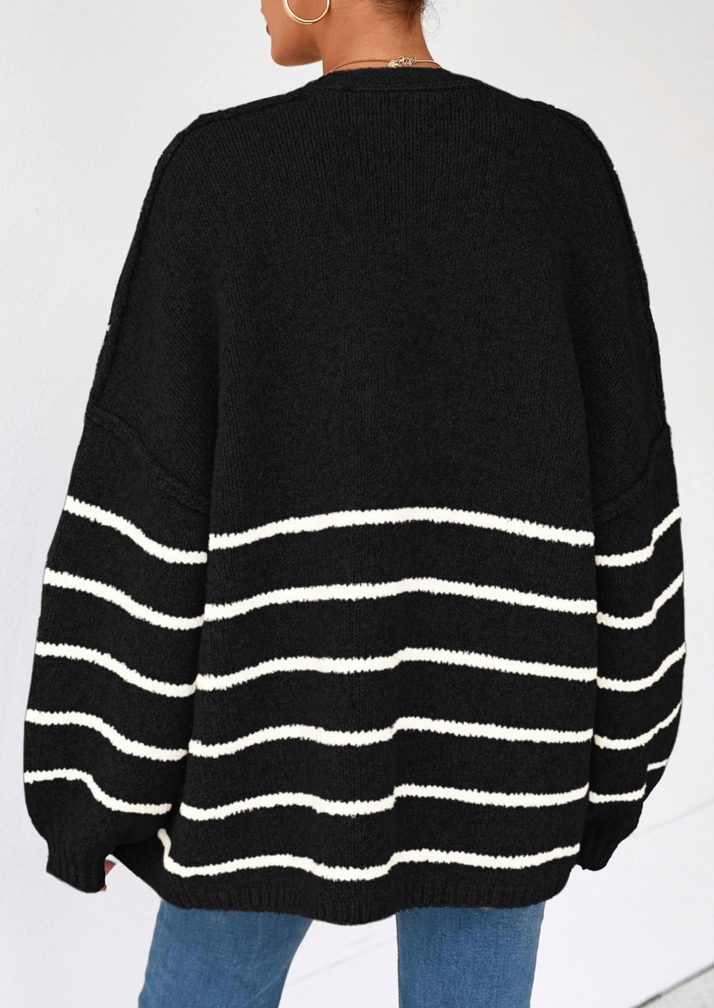 💥 Hot Sale – Half Price!  Lightweight Open Front Sweater