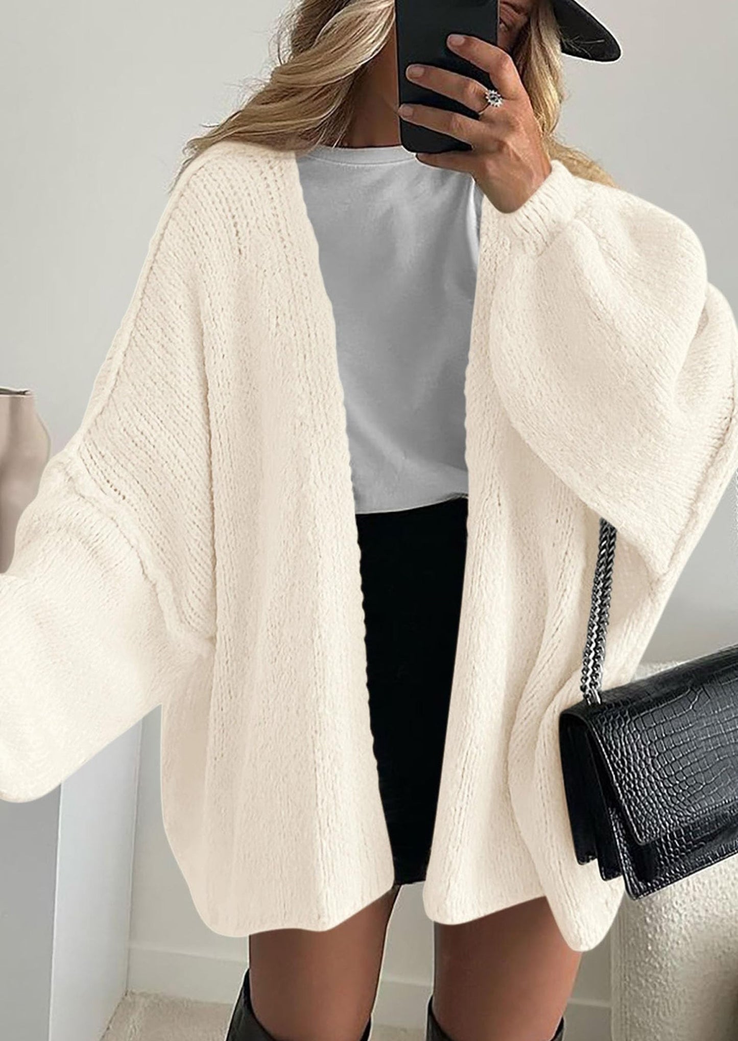 💥 Hot Sale – Half Price!  Lightweight Open Front Sweater