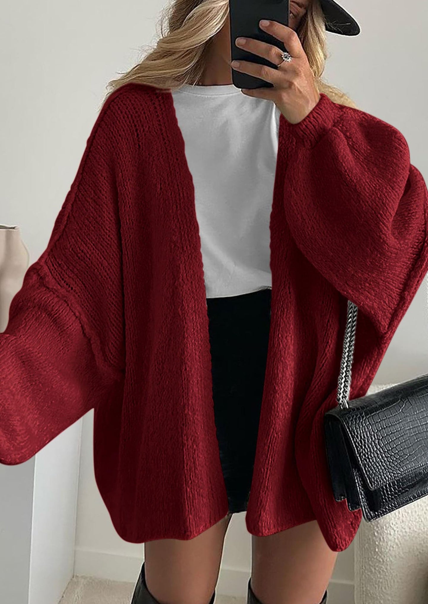 💥 Hot Sale – Half Price!  Lightweight Open Front Sweater