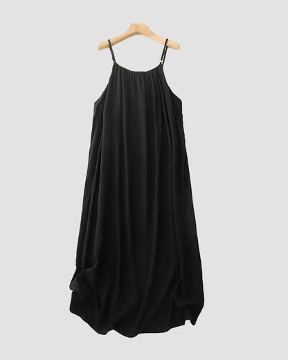 💃 Women's Solid Color Backless Cami Dress