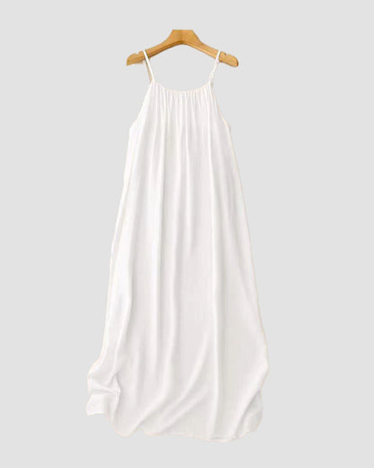 💃 Women's Solid Color Backless Cami Dress