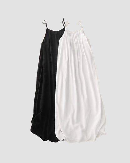 💃 Women's Solid Color Backless Cami Dress