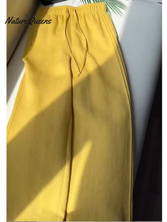📦📦Last Day 39% OFF🔥Women'sTencel and Linen Wide-leg Casual Pants