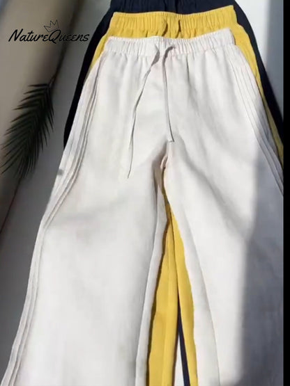 📦📦Last Day 39% OFF🔥Women'sTencel and Linen Wide-leg Casual Pants