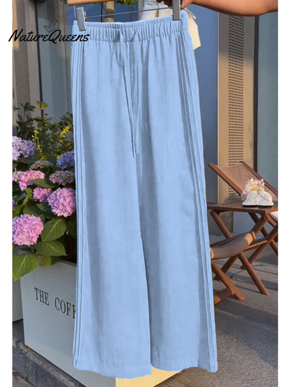 📦📦Last Day 39% OFF🔥Women'sTencel and Linen Wide-leg Casual Pants