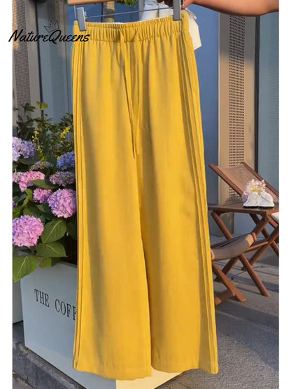 📦📦Last Day 39% OFF🔥Women'sTencel and Linen Wide-leg Casual Pants