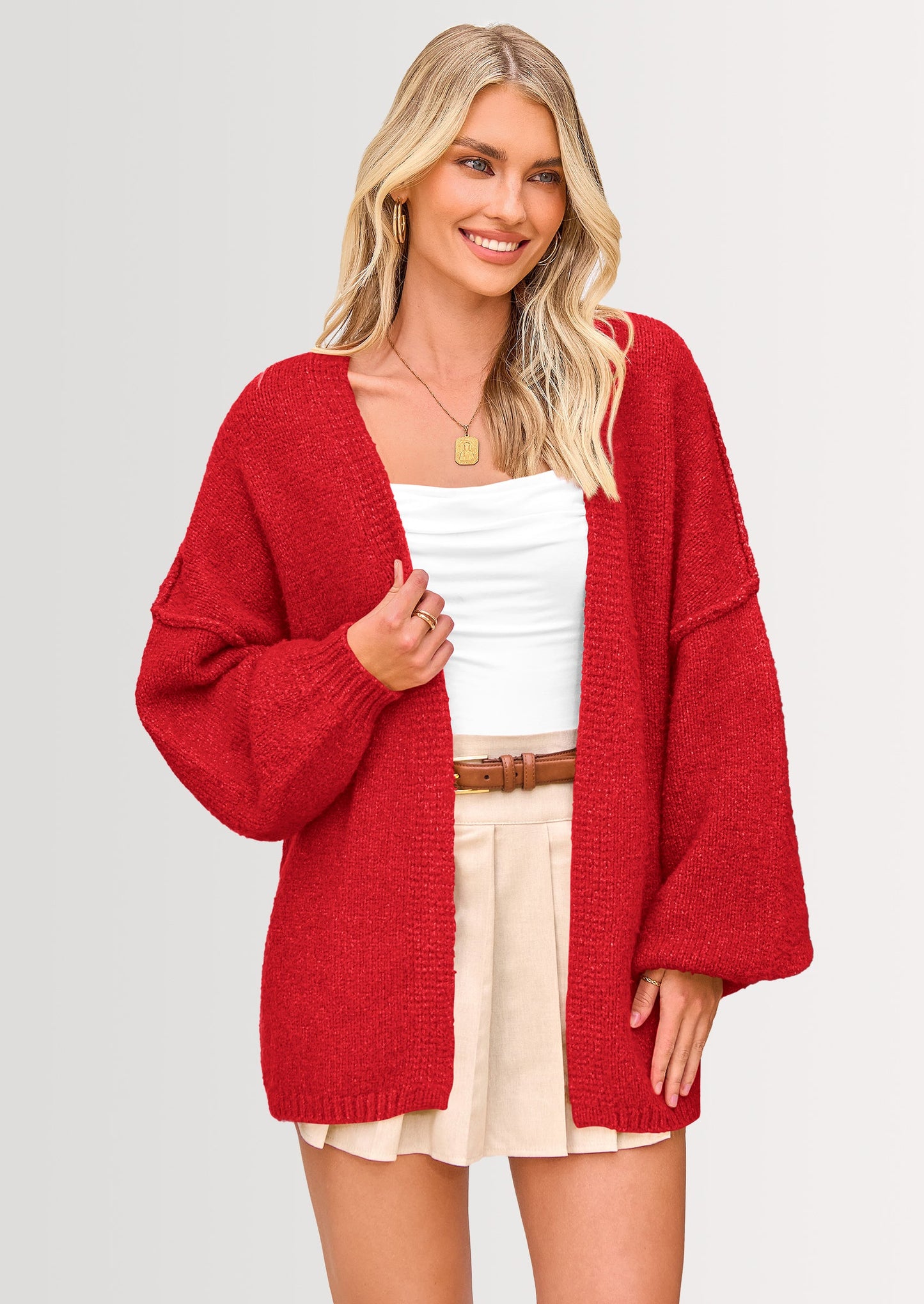 💥 Hot Sale – Half Price!  Lightweight Open Front Sweater