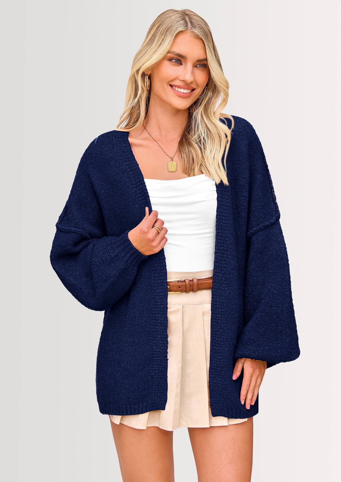 💥 Hot Sale – Half Price!  Lightweight Open Front Sweater