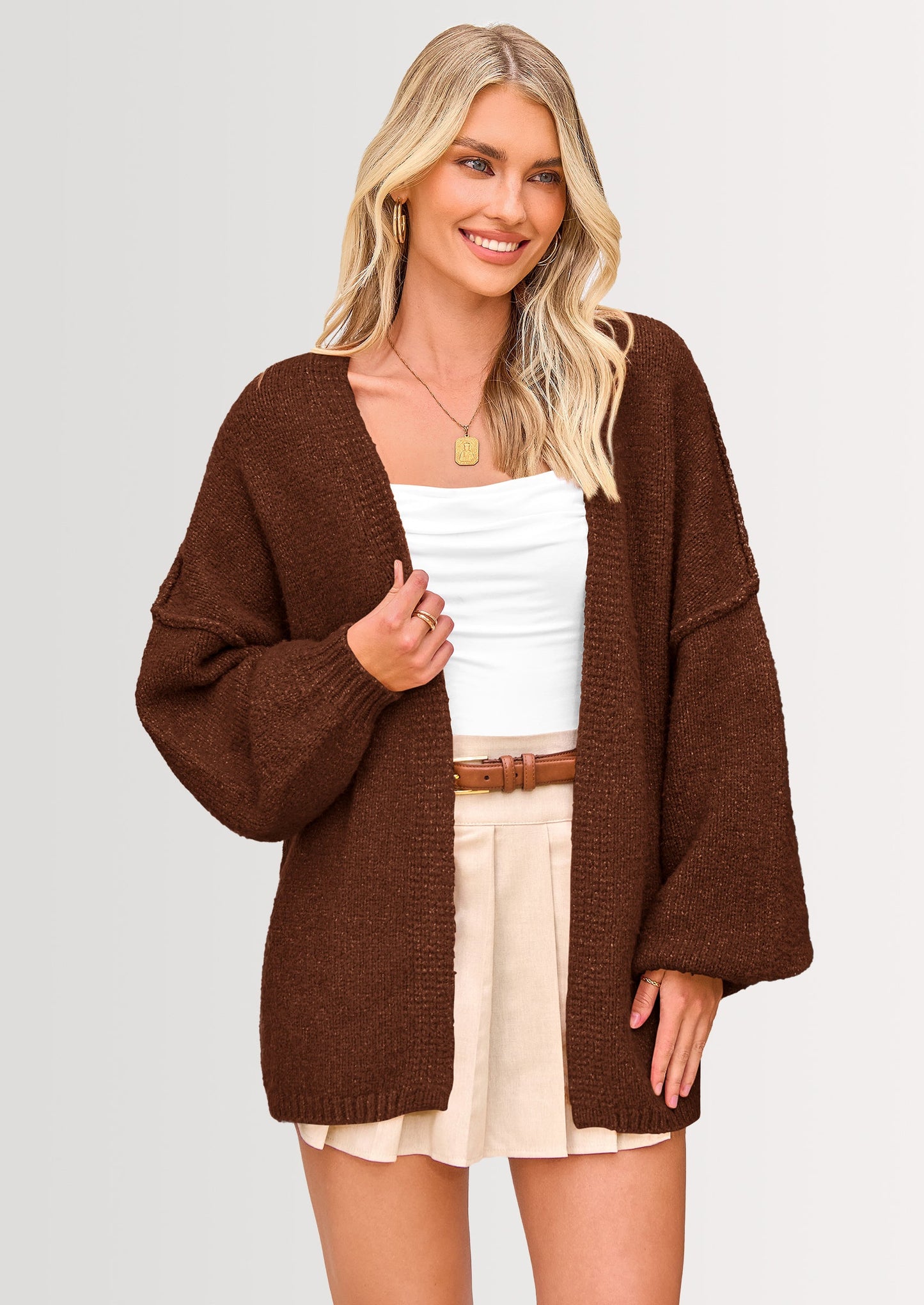 💥 Hot Sale – Half Price!  Lightweight Open Front Sweater