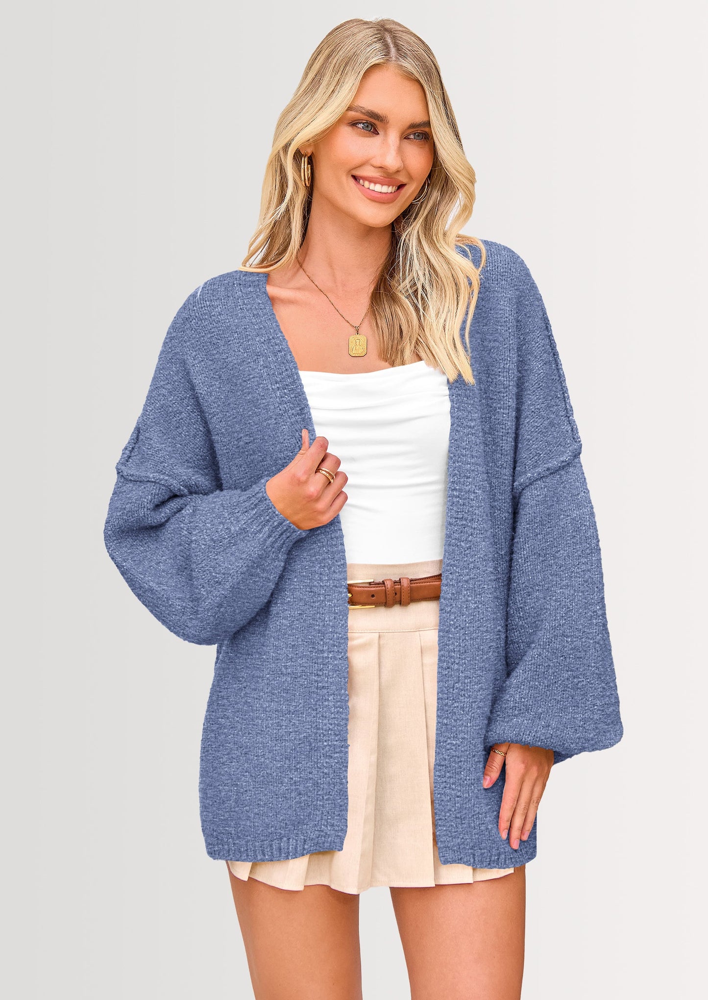 💥 Hot Sale – Half Price!  Lightweight Open Front Sweater