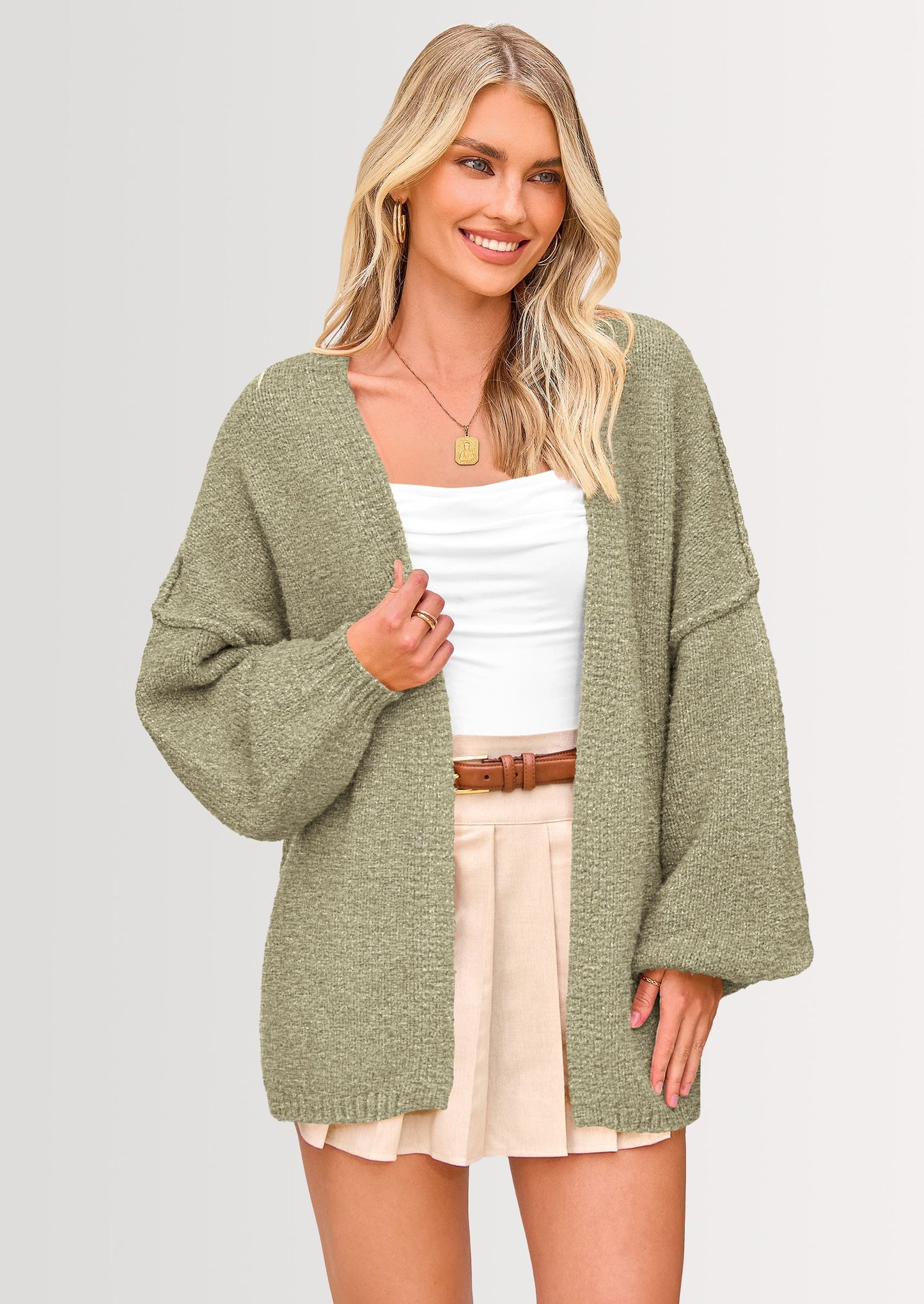 💥 Hot Sale – Half Price!  Lightweight Open Front Sweater