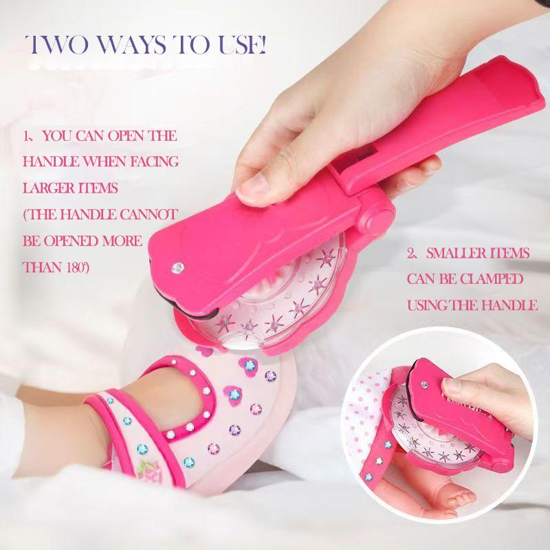 ✨✨Glitter Diamond Styling Tools Hair Gemstone Styling Set to light up girls' hair, clothes, accessories, No Heat Required Hair Styling Accessories