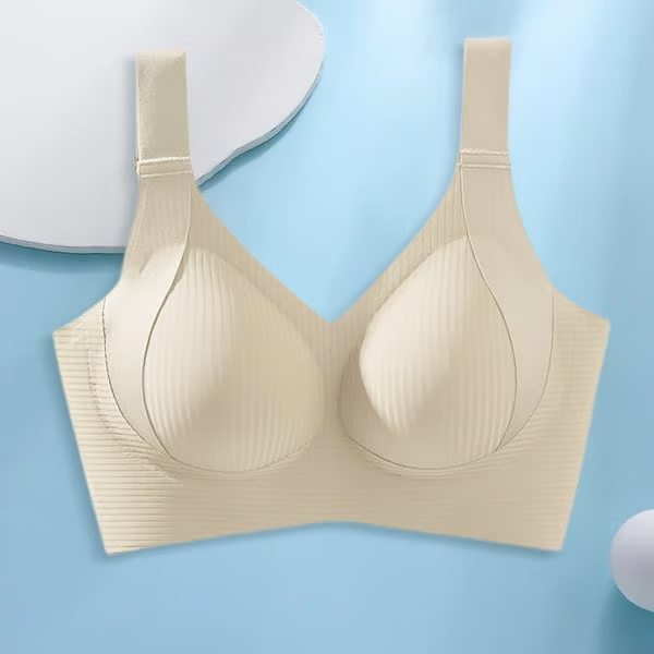 💕Women's Ribbed Push Up Adjustable Wireless Bra