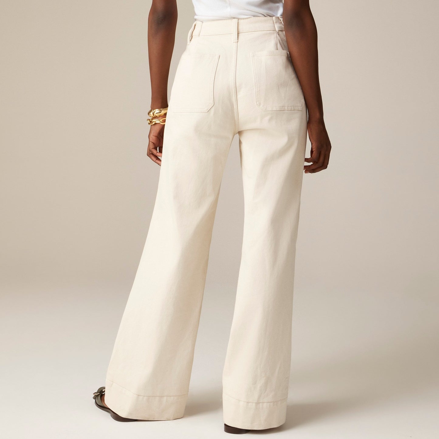 👖Tummy Control Sailor Wide Leg Trouser🧣