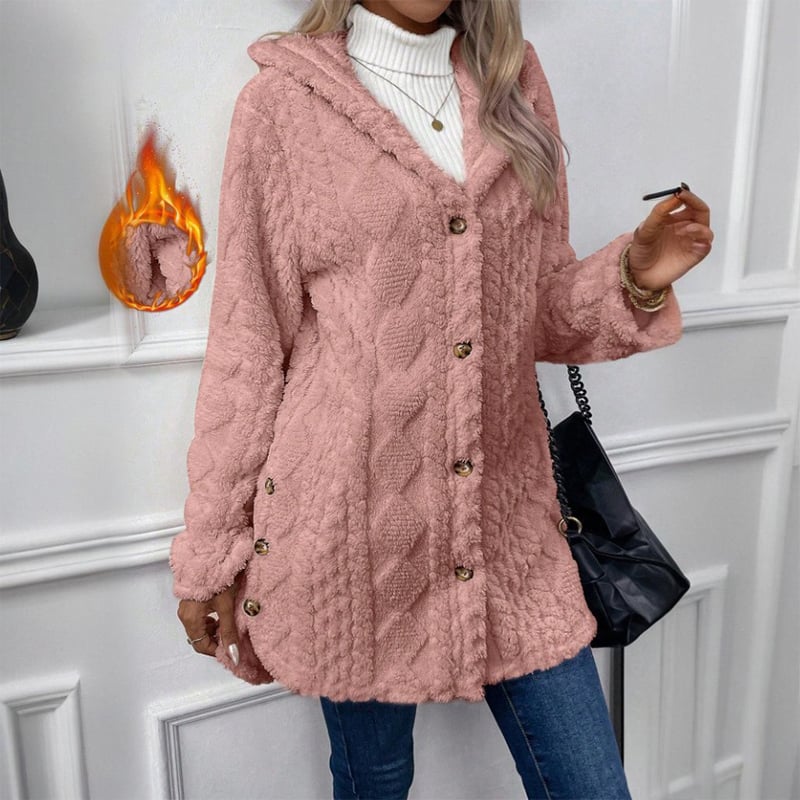 🎁Women's Warm and Stylish Hooded Cardigan with Long Sleeves for Fall and Winter