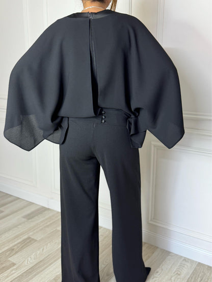 🔥 50% OFF TODAY 💕 Elegant Batwing Sleeve Jumpsuit