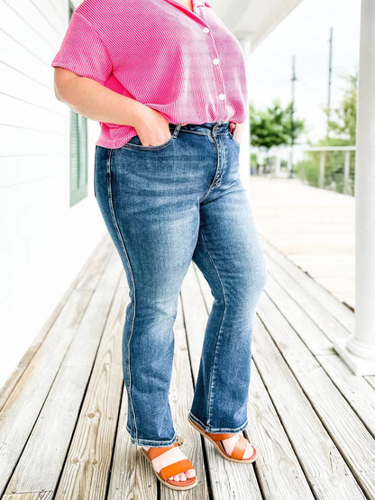💝💝Holy Grail Tummy Control Bootcut Jeans (Buy 2 Free Shipping)