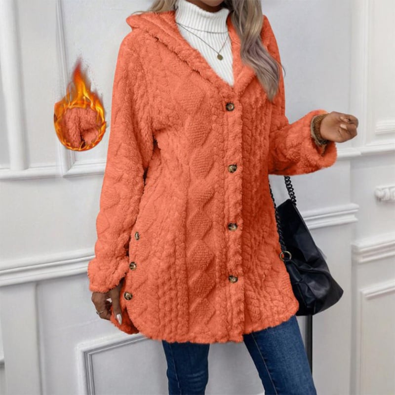 🎁Women's Warm and Stylish Hooded Cardigan with Long Sleeves for Fall and Winter