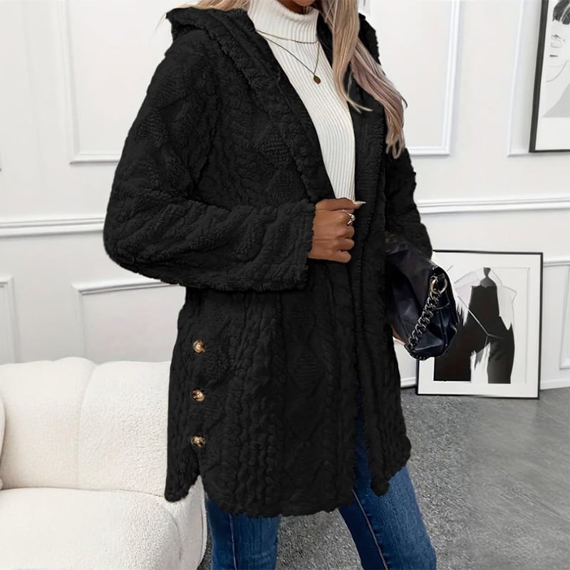 🎁Women's Warm and Stylish Hooded Cardigan with Long Sleeves for Fall and Winter