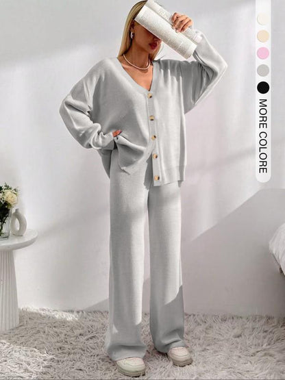 🔥 50% OFF TODAY 💕 Cozy Knit Cardigan & Pants Set