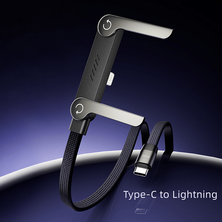 ⚡Official MFi-Certified🔥 240W Fast Charging Cable with Invisible Stand